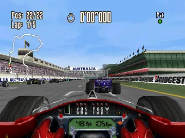 Monaco Grand Prix (USA) screen shot game playing